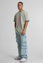 Lade das Bild in den Galerie-Viewer, 2Y STUDIOS AIDAN CARGO BAGGY JEANS SAND BLUE SAND BLUE Bild 3