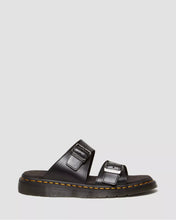 Lade das Bild in den Galerie-Viewer, DR. MARTENS JOSEF BUCKLE SLIDE BLACK ANALINE