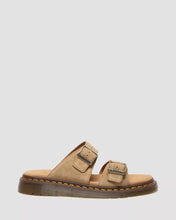 Lade das Bild in den Galerie-Viewer, DR. MARTENS JOSEF BUCKLE SLIDE SAVANNAH TAN BRONX