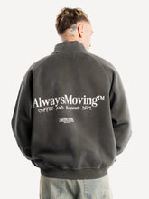 Lade das Bild in den Galerie-Viewer, ANOTHER COTTON LAB ALWAYS MOVING WASHED HALF ZIP SWEATSHIRT
