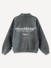 Lade das Bild in den Galerie-Viewer, ANOTHER COTTON LAB ALWAYS MOVING WASHED HALF ZIP SWEATSHIRT