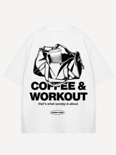 Lade das Bild in den Galerie-Viewer, ANOTHER COTTON LAB COFFEE & WORKOUT OVERSIZED T-SHIRT