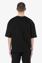 Lade das Bild in den Galerie-Viewer, PEGADOR SIGNAR OVERSIZED RIB TEE WASHED BLACK WHITE