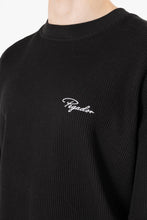 Lade das Bild in den Galerie-Viewer, PEGADOR SIGNAR OVERSIZED RIB TEE WASHED BLACK WHITE