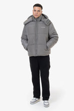 Lade das Bild in den Galerie-Viewer, PEGADOR MARTEN CRUSHED PUFFER JACKET ROCK GREY