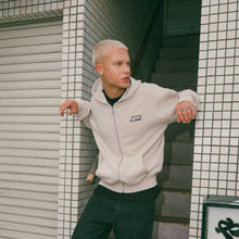 Lade das Bild in den Galerie-Viewer, PEGADOR FOX OVERSIZED SWEAT JACKET WASHED LIGHT BEIGE