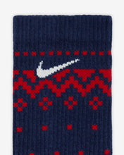 Load image into Gallery viewer, NIKE EVERYDAY PLUS CUSHIONED WINTER WONDERLAND CREW SOCKEN 2ER PACK