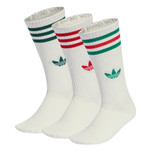 Lade das Bild in den Galerie-Viewer, ADIDAS 3-STRIPES CREW SOCKEN 3ER PACK OWHITE/OWHITE/OWHITE Bild 1