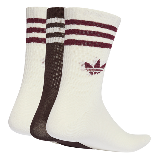 ADIDAS 3-STRIPES CREW SOCKEN 3ER PACK OWHITE/AUCO/OWHITE Bild 2