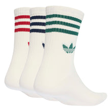 Load image into Gallery viewer, ADIDAS 3-STRIPES CREW SOCKEN 3ER PACK NINDIG/TMVIRE/CGREEN Bild 2