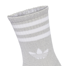 Lade das Bild in den Galerie-Viewer, ADIDAS 3-STRIPES GLITTER CREW SOCKEN 2ER PACK SILVMT/WHITE Bild 3