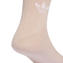 Load image into Gallery viewer, ADIDAS 3-STRIPES GLITTER CREW SOCKEN 2-ER PACK BLUPNK/WHITE Bild 4