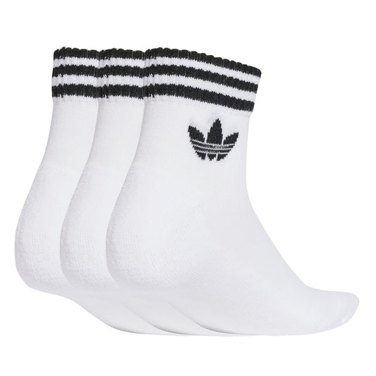 3-STRIPES TREFOIL ANKLE SOCKEN 3ER PACK WHITE/WHITE/WHITE Bild 2