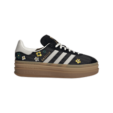 Lade das Bild in den Galerie-Viewer, ADIDAS X LIBERTY LONDON GAZELLE BOLD CBLACK/OWHITE/EQTYEL Bild 1