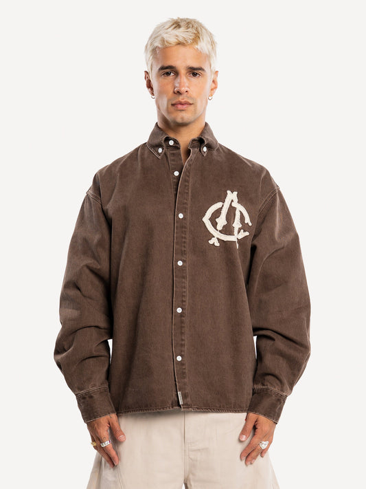 ACL Denim Shirt BROWN BROWN Bild 2