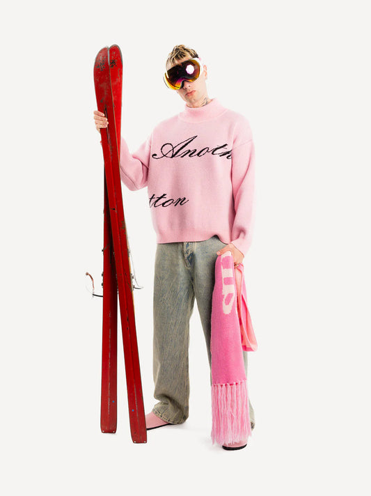 ANOTHER COTTON LAB ANOTHER KNIT TURTLENECK PINK Bild 2