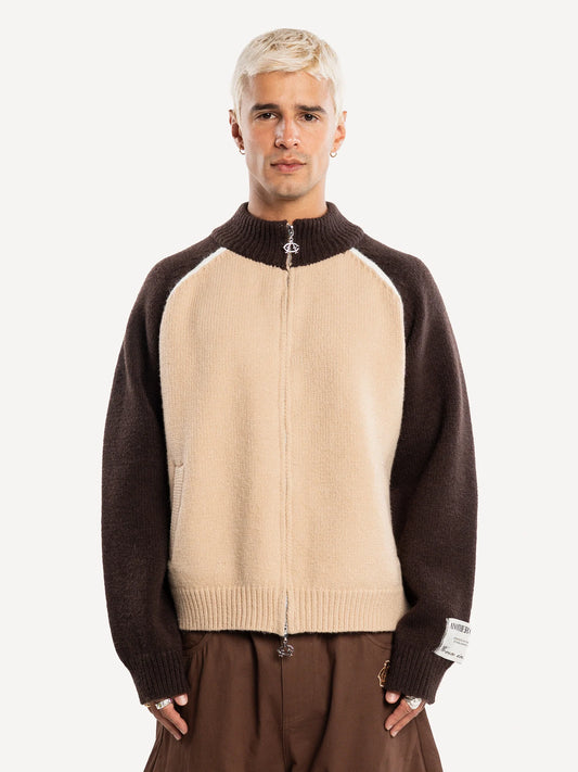Another Knit Zip Cardigan BROWN Bild 2