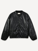 Lade das Bild in den Galerie-Viewer, ANOTHER COTTON LAB ANOTHER VEGAN BOMBER JACKET BLACK Bild 4