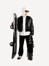 Lade das Bild in den Galerie-Viewer, ANOTHER COTTON LAB ANOTHER VEGAN BOMBER JACKET BLACK Bild 8