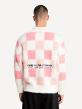 Lade das Bild in den Galerie-Viewer, ANOTHER COTTON LAB CHECKED KNIT SWEATER PINK Bild 3