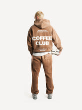 Lade das Bild in den Galerie-Viewer, ANOTHER COTTON LAB COFFEE CLUB WASHED HOODIE BROWN Bild 3