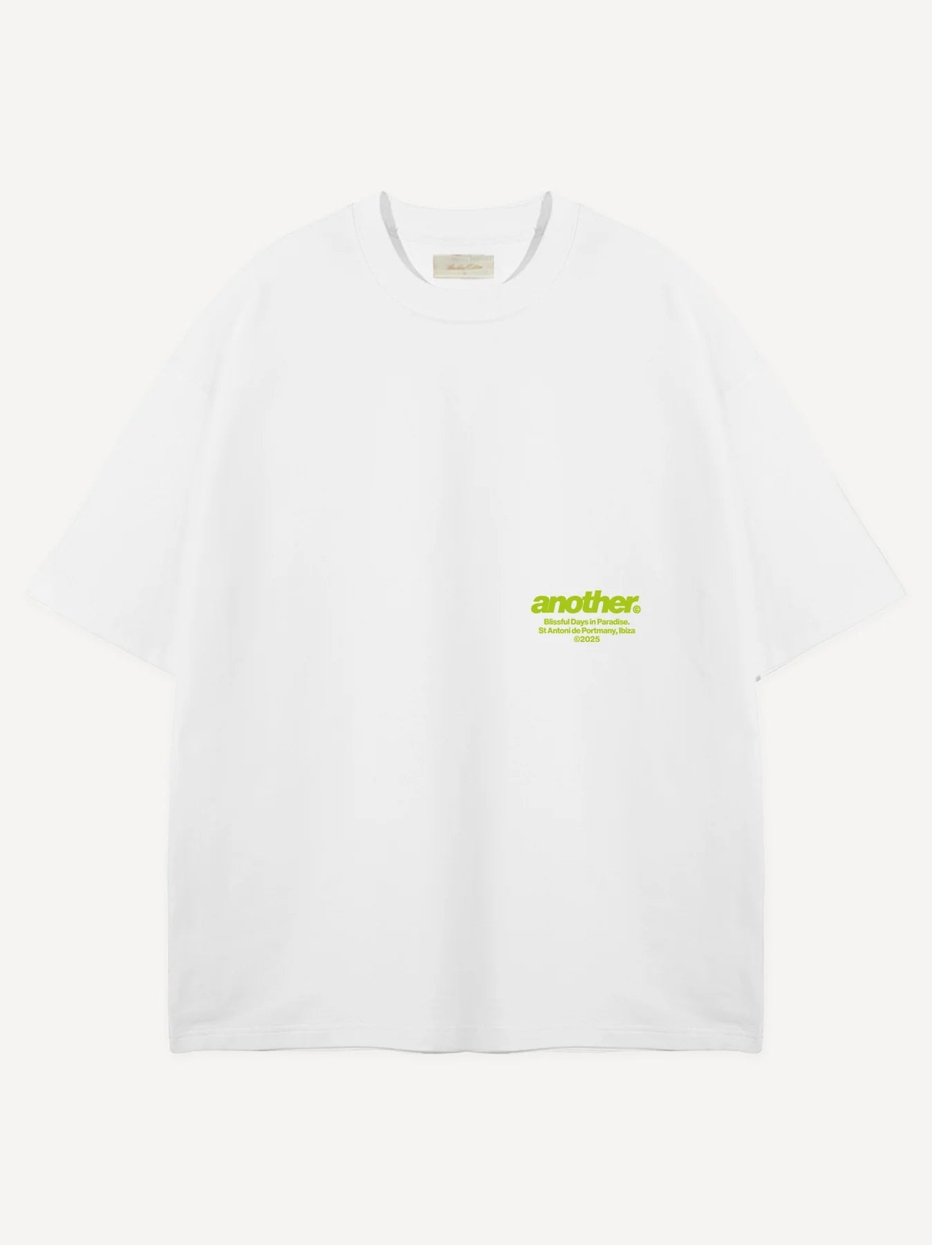ANOTHER COTTON LAB EL PARAÌSO OVERSIZED T-SHIRT WHITE Bild 4