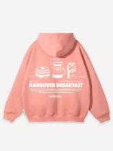 Lade das Bild in den Galerie-Viewer, ANOTHER COTTON LAB HANGOVER BREAKFAST ZIP HOODIE PINK Bild 4