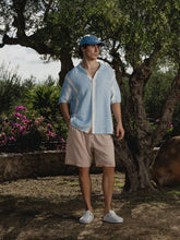 Lade das Bild in den Galerie-Viewer, ANOTHER COTTON LAB MESH KNIT SUMMER SHIRT BLUE Bild 2