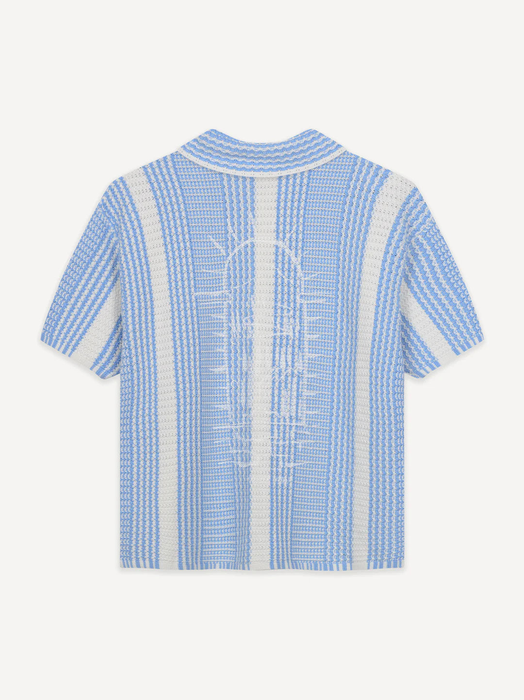 ANOTHER COTTON LAB MESH KNIT SUMMER SHIRT BLUE Bild 3