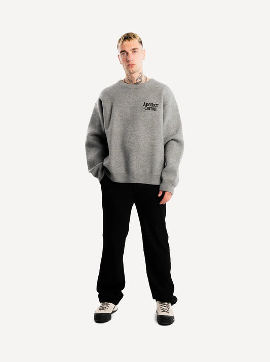 ANOTHER COTTON LAB OUTDOOR AESTHETICS KNIT SWEATER GREY Bild 2