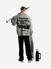 Lade das Bild in den Galerie-Viewer, ANOTHER COTTON LAB OUTDOOR AESTHETICS KNIT SWEATER GREY Bild 3