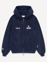 Load image into Gallery viewer, ANOTHER COTTON LAB OUTDOOR DEPT. WASHED ZIP HOODIE BLUE Bild 4