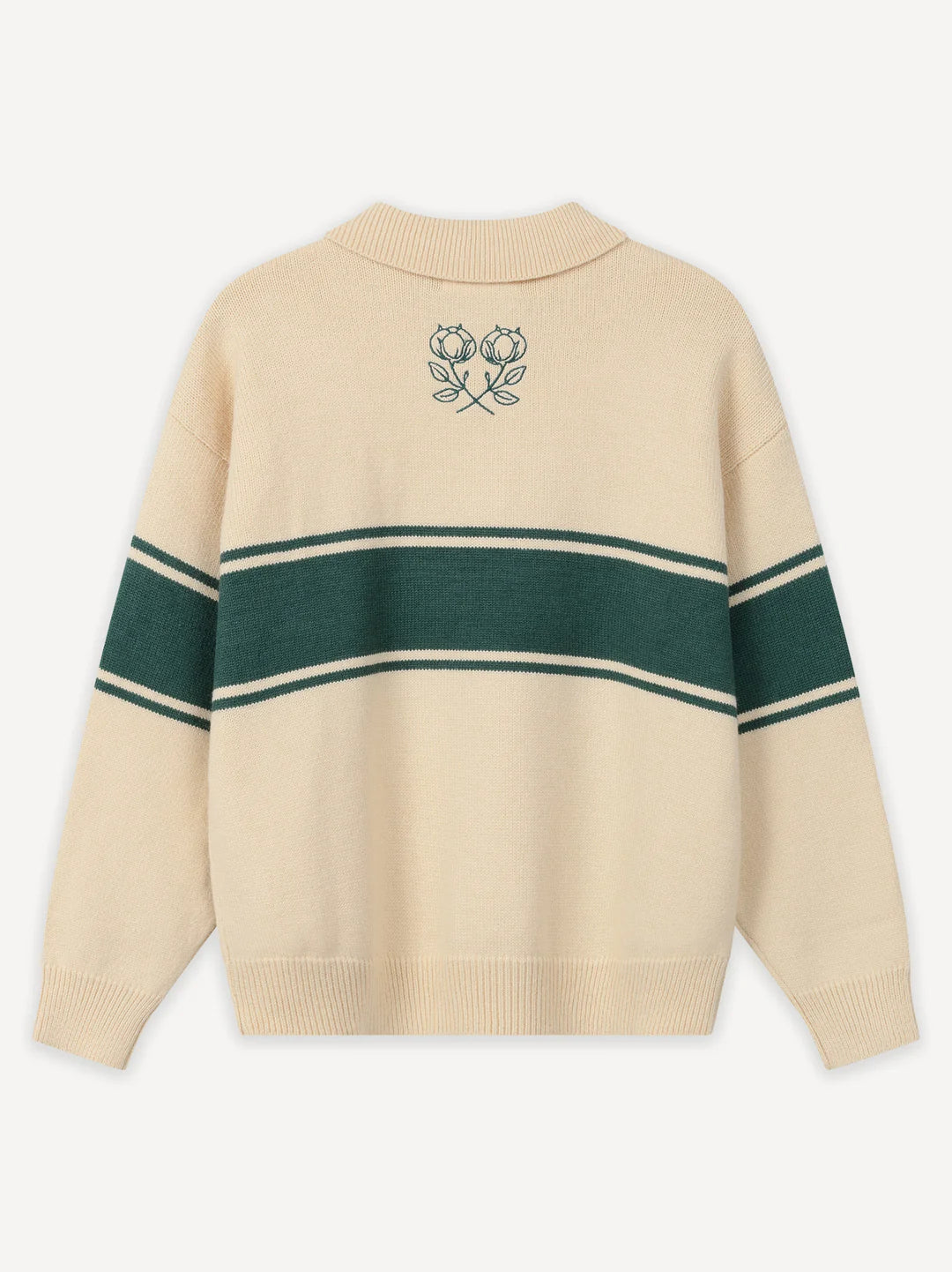 ANOTHER COTTON LAB SIGNATURE KNIT RUGBY SWEATER BEIGE Bild 4