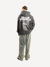 Lade das Bild in den Galerie-Viewer, ANOTHER COTTON LAB VITAMIN D3 WASHED HOODIE BLACK Bild 4