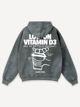 Lade das Bild in den Galerie-Viewer, ANOTHER COTTON LAB VITAMIN D3 WASHED HOODIE BLACK Bild 6