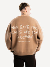 Lade das Bild in den Galerie-Viewer, ANOTHER COTTON LAB WHO SAYS KNIT SWEATER BROWN Bild 1