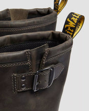 Lade das Bild in den Galerie-Viewer, DR. MARTENS ANISTONE HI BIKER BOOTS BURNISHED WAXY PULL UP WP CHARCOAL GREY BURNISHED WAXY PULL UP WP Bild 7
