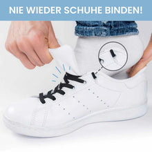 Lade das Bild in den Galerie-Viewer, LEAZY FLAT ELASTISCHE SCHNÜRSENKEL SCHWARZ SCHWARZ Bild 4