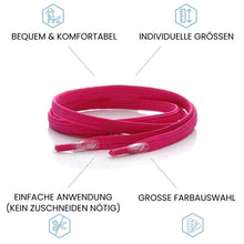 Lade das Bild in den Galerie-Viewer, LEAZY FLAT ELASTISCHE SCHNÜRSENKEL NEONPINK NEONPINK Bild 2