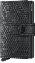 Lade das Bild in den Galerie-Viewer, SECRID MINIWALLET HEXAGON BLACK