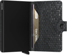 Lade das Bild in den Galerie-Viewer, SECRID MINIWALLET HEXAGON BLACK
