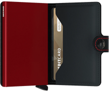 Lade das Bild in den Galerie-Viewer, MINIWALLET MATTE BLACK & RED
