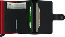 Lade das Bild in den Galerie-Viewer, MINIWALLET MATTE BLACK & RED
