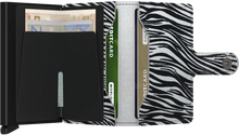 Lade das Bild in den Galerie-Viewer, SECRID MINIWALLET ZEBRA LIGHT GREY