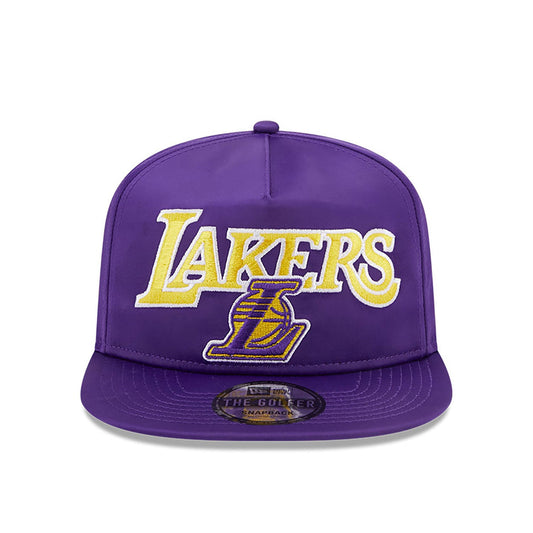 NEW ERA 9FIFTY LA LAKERS NBA PATCH RETRO GOLFER SNAPBACK TRPUPY Bild 2