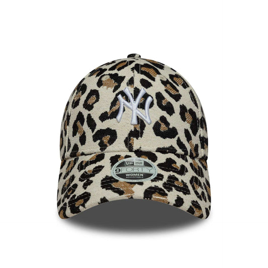 NEW ERA 9FORTY WOMEN MLB LEOPARD MIDI LOGO CAP NEW YORK YANKEES LIGHT BEIGE Bild 2
