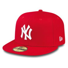 Lade das Bild in den Galerie-Viewer, NEW ERA LEAGUE ESSENTIAL 59FIFTY® CAP NEW YORK YANKEES MLB BASIC NEYYAN SCA/WHI Bild 1