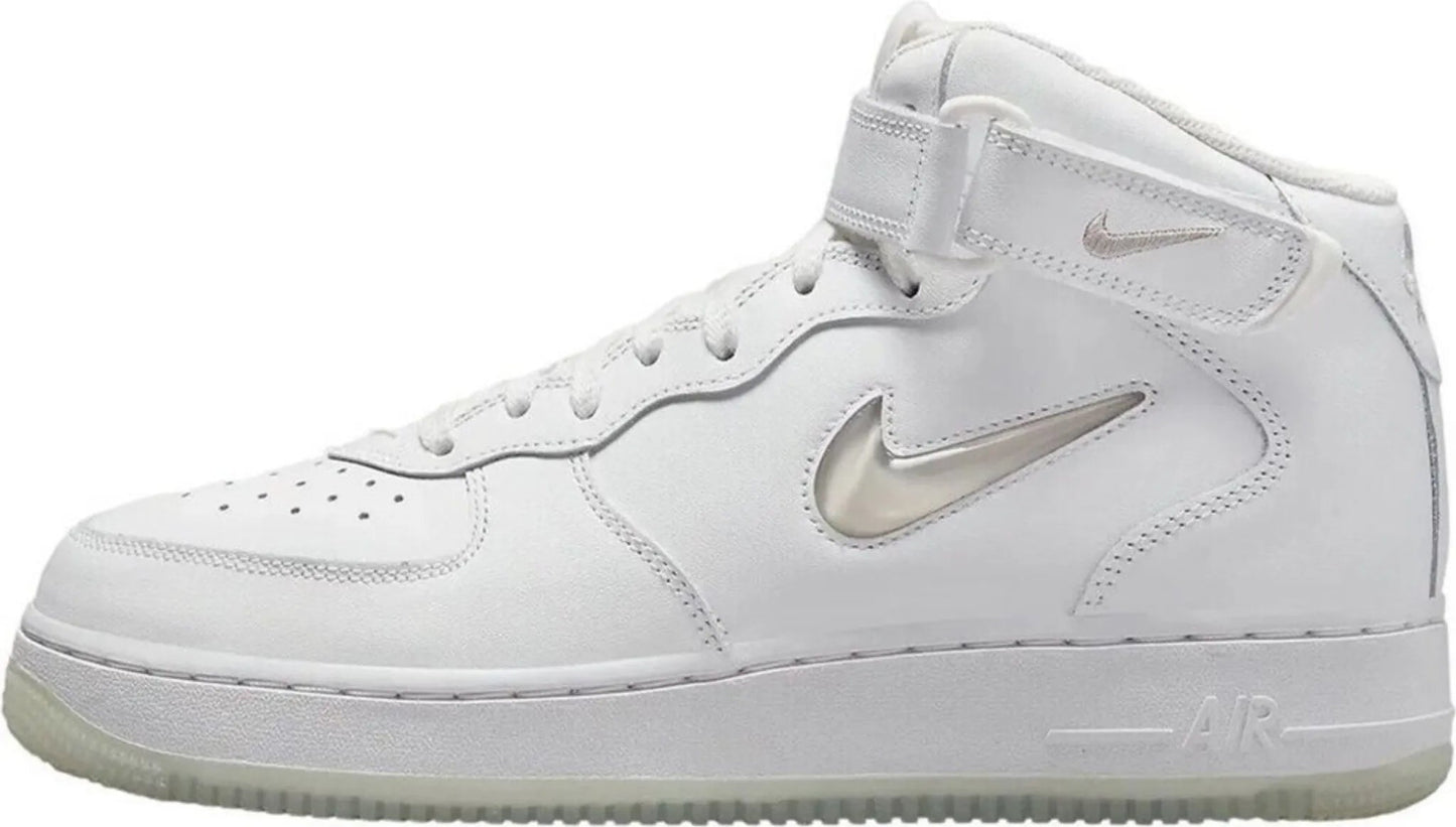 NIKE AIR FORCE 1 MID '07 SUMMIT WHITE/LIGHT BONE-SUMMIT WHITE Bild 7