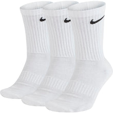 Load image into Gallery viewer, NIKE EVERYDAY CUSHIONED CREW SOCKEN 3ER PACK WHITE/BLACK Bild 1