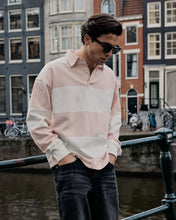 Lade das Bild in den Galerie-Viewer, PEGADOR CASTELLUCCIO POLO LONG SLEEVE WASHED POWDER PINK WASHED POWDER PINK WARM WHITE Bild 1